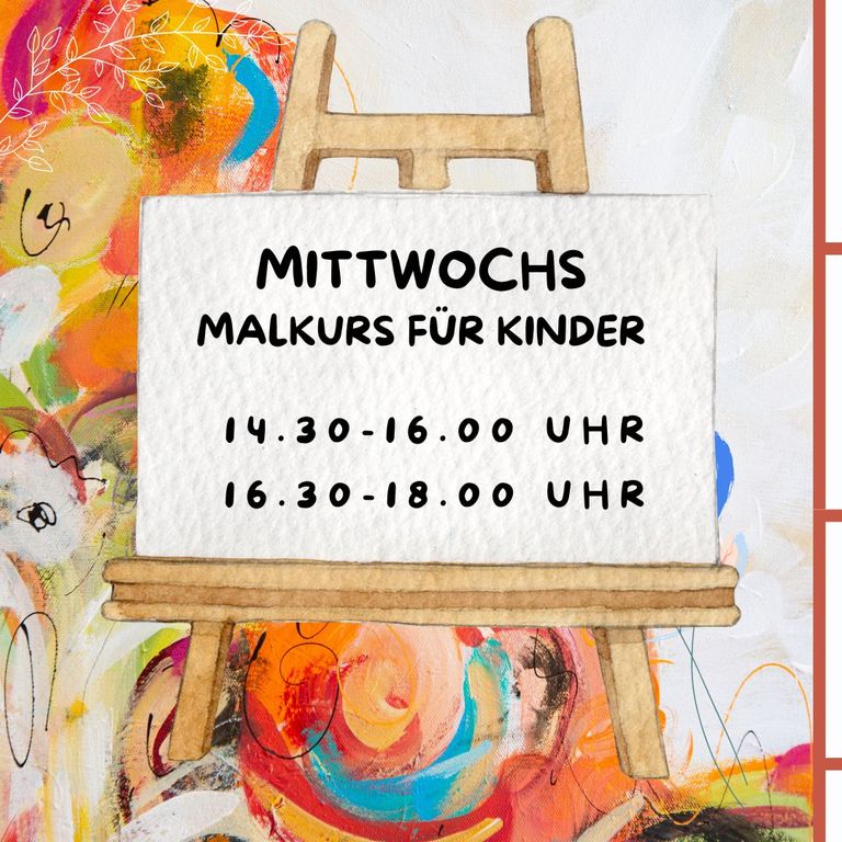 Mittwochs Malkurs für Kinder Header