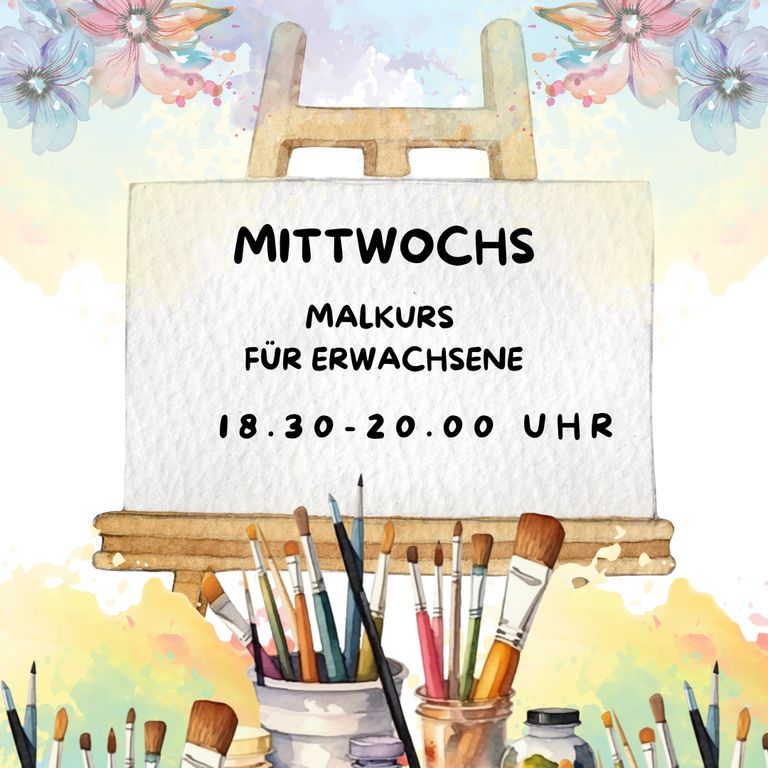 Malen und Yoga für Erwachsene