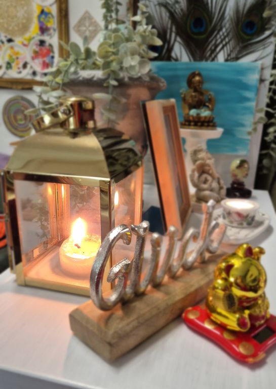 Atelier Glück mit Kerze